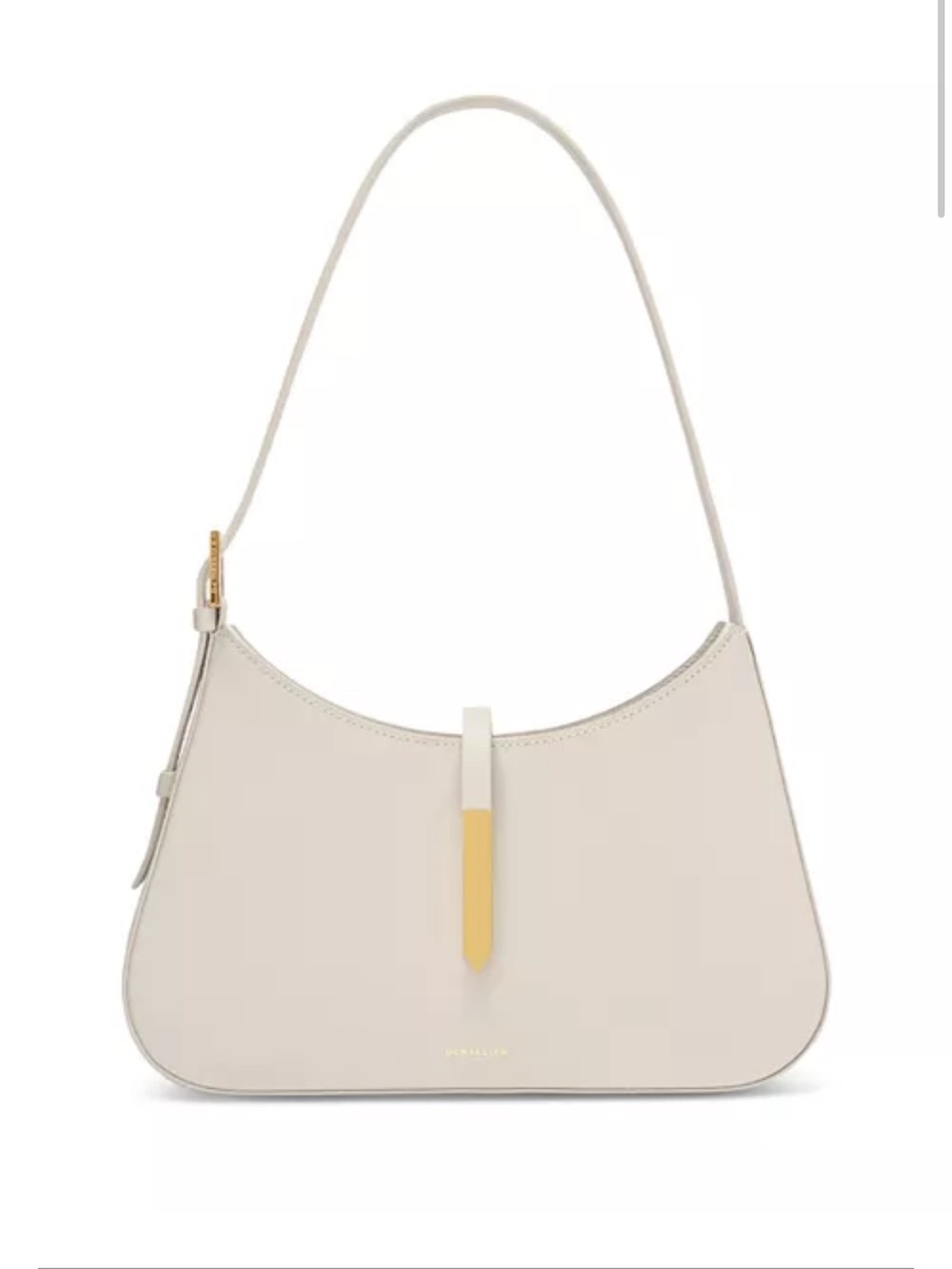 DeMellier The Tokyo Shoulder Bag in Cream with Gold Accent